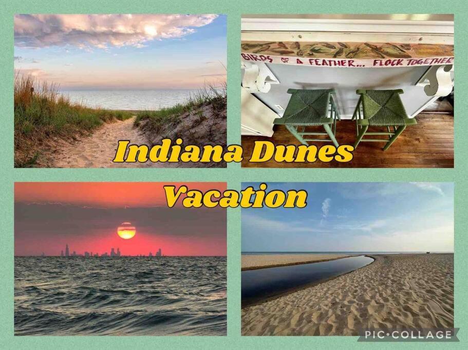 צ'סטרטון Blue Birdhouse - Indiana Dunes - Pet Friendly מראה חיצוני תמונה
